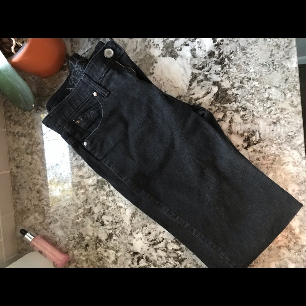 Black Wrangler Q baby jeans
